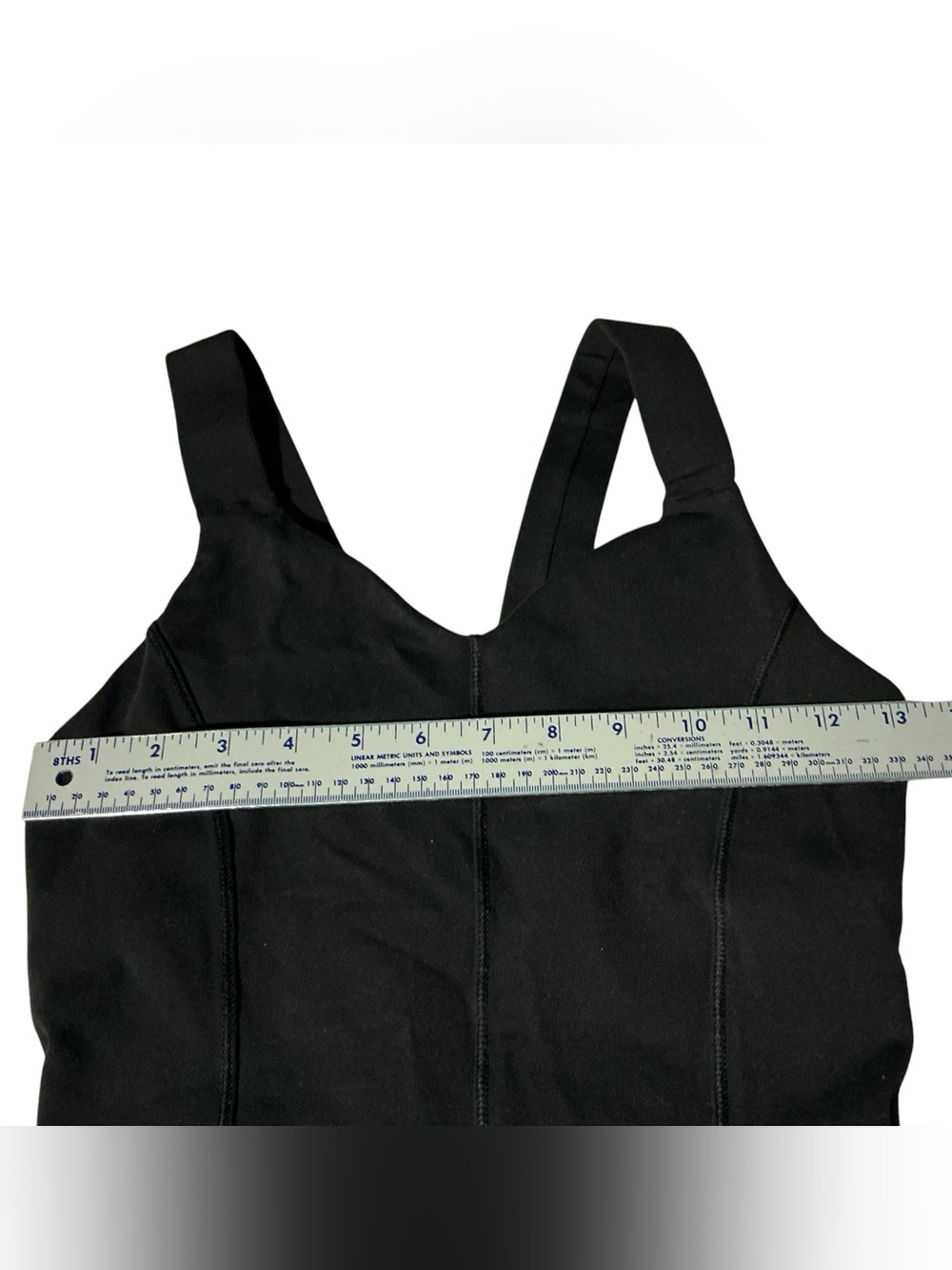 🍋 Lululemon Women’s Black Pleated Peplum Tank Top - Picture 7 of 9